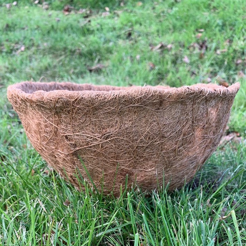 Selections Pack of 5 Round Coco Garden Hanging Basket Planter