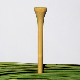 GOLF-TEES.SHOP Golf Tees in Eco Box - 54 mm (Pack of 150) / 70 mm (135 Pieces) - Hardwood or Bamboo - Various Colours (70 mm (Bamboo), Natural (Clear Lacquer))