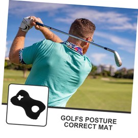 Sosoport Golf Swing Trainer with Assist Arm Correction Mat for Lightweight and Portable Golf Training Tool Enhance Performance and Technique Practice and Skill Improvement