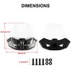 PSLER Front Ryker Windshield Wind Shield Deflector Windscreen - Fit
