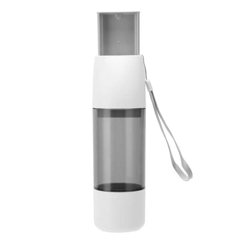 Pet Water Bottle Portable Water Dispenser Drinking Feeder Grain Cup