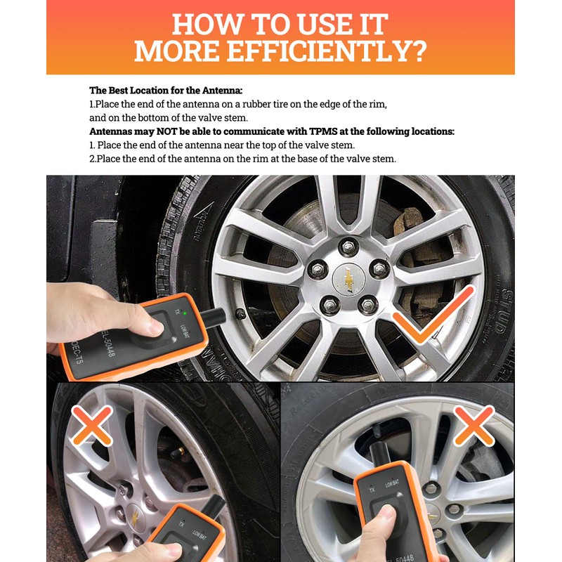 Zlirfy Universal TPMS Relearn Tool,System Programming Training,OEC-T5 Tire Pressure Monitor