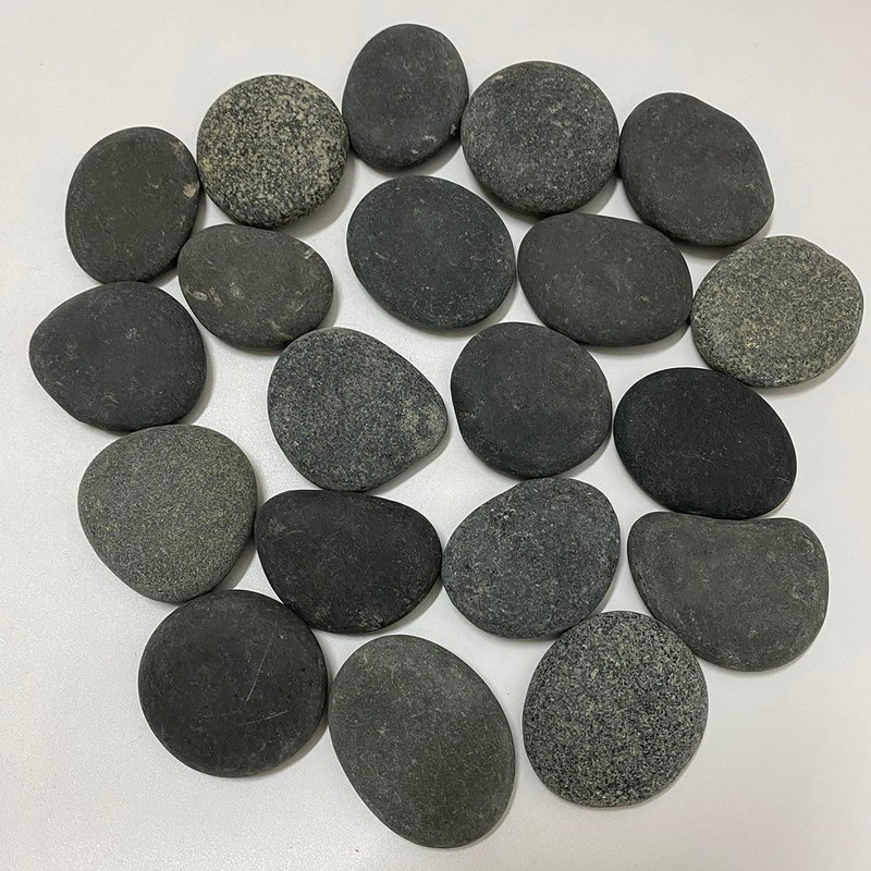 juexiyarticle Smooth Flat Stones for Painting,Natural River Stones Rocks Painting
