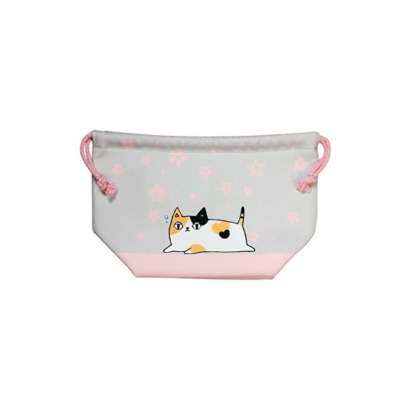 Nyanya Cat 3 Brothers Insulated Lunch Drawstring Bag mike 23046