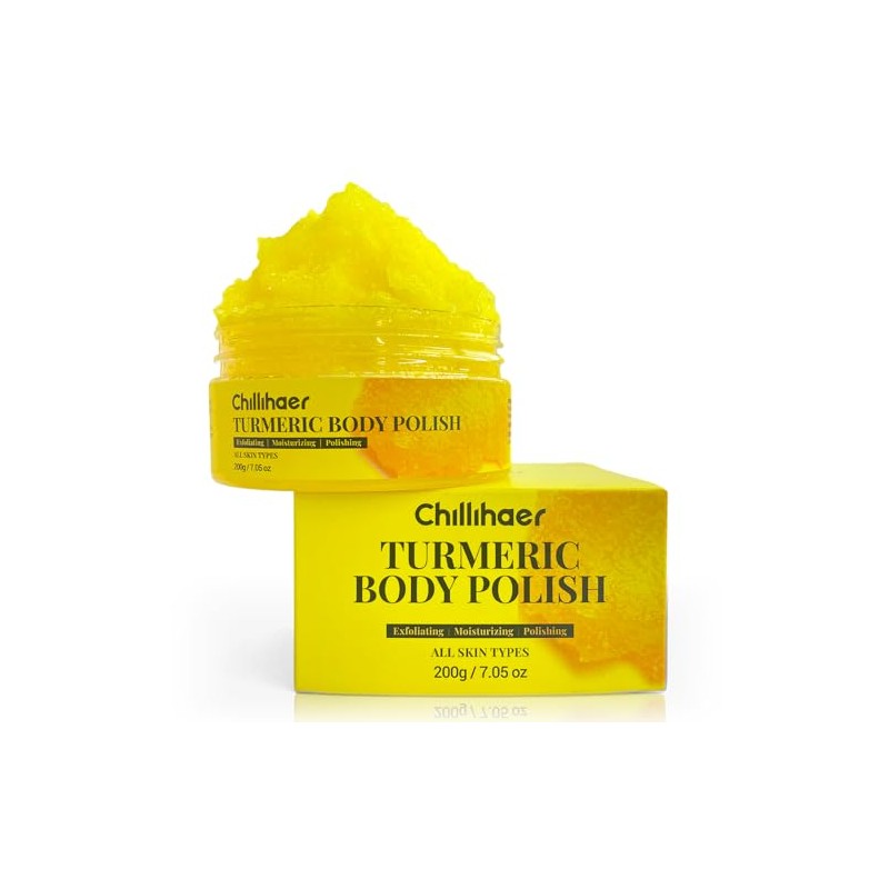 "Chillihaer "Exfoliante de cúrcuma CHILLIHAER para eliminar las axilas oscuras,