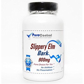 Slippery Elm Bark 900mg // 200 Capsules // Pure // by PureControl Supplements