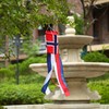2 Pack Norway Norwegians WindSock Flag,Stripes Wind Socks For Yard