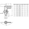 Ganter Standard Elements/Locking Latch/GN 612 10 Bolt Diameter: 10 mm 1 Units, Black, GN