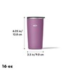 OXO Strive 16oz Insulated Tumbler with Sliding Lid - Amethyst