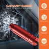 Chamgeco 2PCS Car Glass Breaker with Seatbelt Cutter, Portable 2-in-1