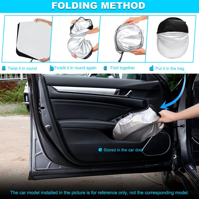 For 2018-2022 Honda Accord Car Windshield Sun Shade Shield UV