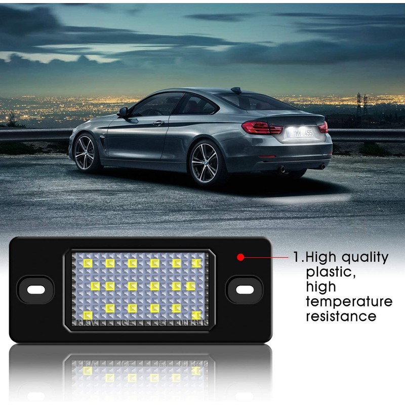 Win Power Licence Plate Lighting, Pack of 2