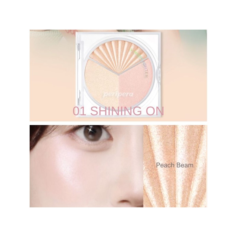 PERIPERA V Highlighter 2.2g+6g, Color:02 Clear Flash