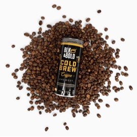 BLK & Bold Smoove Operator Cold Brew Coffee, Unsweet. Keto-Friendly, Zero Sugar, Low Calorie Ready-to-Drink Dark Roast. 8 oz Cans (Pack of 12)