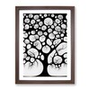 A Monochrome Tree No.3 Framed Print for Living Room Bedroom