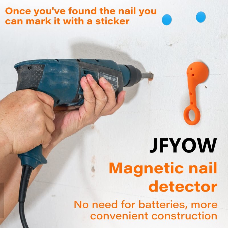 JFYOW Magnetic Stud Finder with 20mm Stud Ball 6800Gs Magnetic