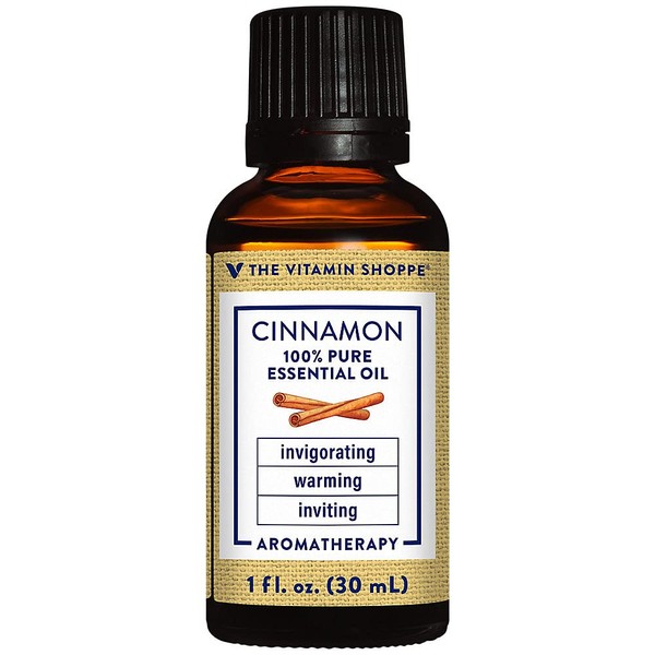 Cinnamon - 100% Pure Essential Oil - Invigorating, Warming, & Inviting Aromatherapy (1 fl. oz.)