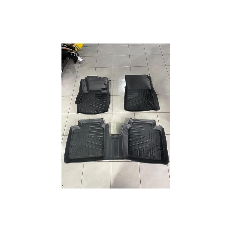 Genérico Tapetes Tipo Charola 3D para Versa 2012-2019, Juego Completo,