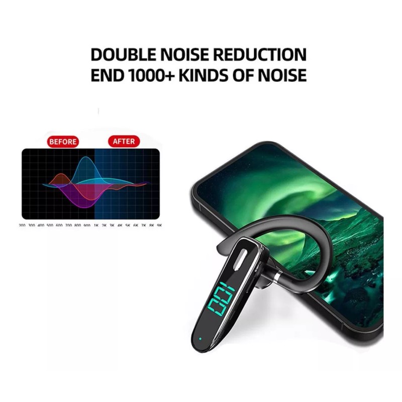 Hele Audifono K50 In Ear Bluetooth 5.3 Música Y Llamadas