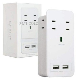 SATI COLOR CT221WH AC 4-Port USB