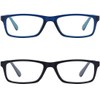 RaoOG Reading Glasses for Men/Women with Spring hinges 1.00 Blue