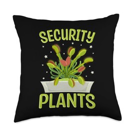 Venus Fly Trap Plants Live Seeds Venus Fly Trap Plant Lover Throw Pillow
