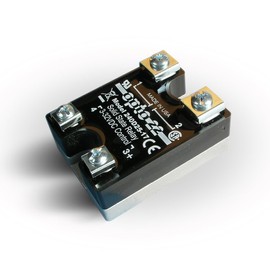 Opto 22 240D25-17 DC Control Solid State Relay, 240 VAC, 25 Amp, 4000 V Optical Isolation, 1/2 Cycle Maximum Turn-On/Off Time, 25 - 65 Hz Operating Frequency