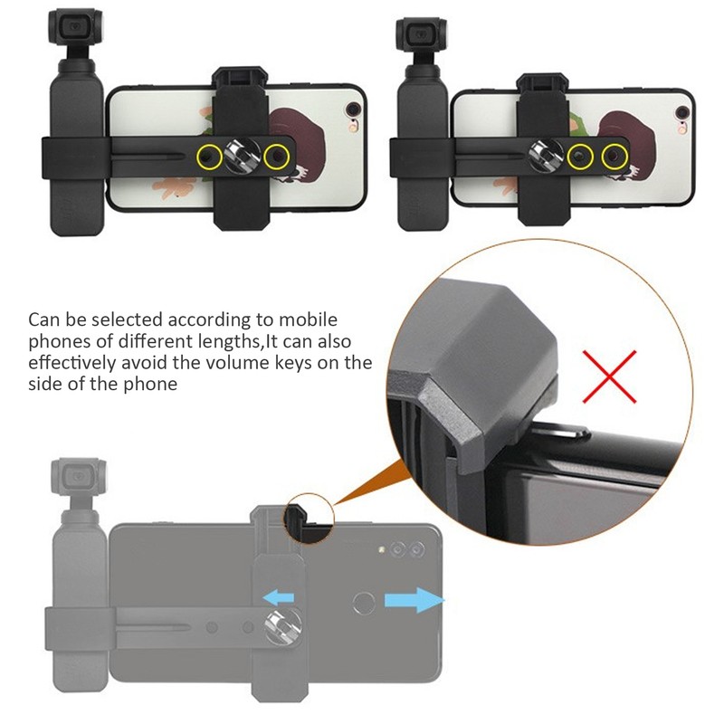 Sunnylife Handheld Camera Fixing Bracket Mobile Phone Holder Set for