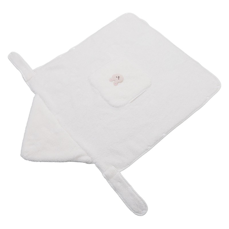 Hooded Toddler Blanket Keep Warm Windproof Large Pocket Thickened Baby