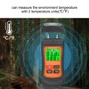 Moisture Meter Wood Moisture Detector Intelligent Temperature Humidity Measuring Digital