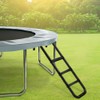 Eurmax USA Universal Easy-to-Assemble Trampoline Ladder, 3 Steps with Wide