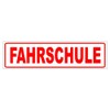 Fahrschule Magnetic Plaque Sign - 30 CM x 8 CM