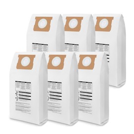 Shop-Vac 91932 Dust Collection Filter Bag for 5 Gallon Wall Mount Vacs, 6 Pack