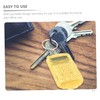 Lurrose 8 Pcs Mini Computer Pocket Calculator Key Chain Kids
