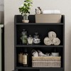 Homhedy Small Bathroom Storage Cabinet, Freestanding Toilet Paper Storage with