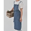 Tobyan - Delantal de algodón suave, unisex, ajustable, con 5