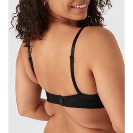 Victoria's Secret Pink Wear Everywhere Wireless T Shirt Bra, Lightly Lined, Smoothing, Bras for Women, Black (38C)