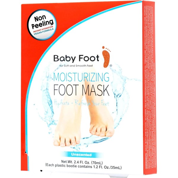 Baby Foot Unscented Non-Peel Moisturing Mask – Hydrate and Refesh