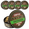 5 Cans, BaccOff Wintergreen Coffee Pouches, 50 MG of Caffeine