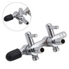 Pawfly 2-Way Aquarium Air Flow Control Lever Valve Distributor Splitter