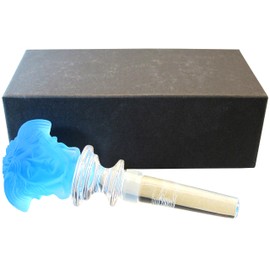 Rosenthal Versace bottle stopper in petrol from the Treasury collection