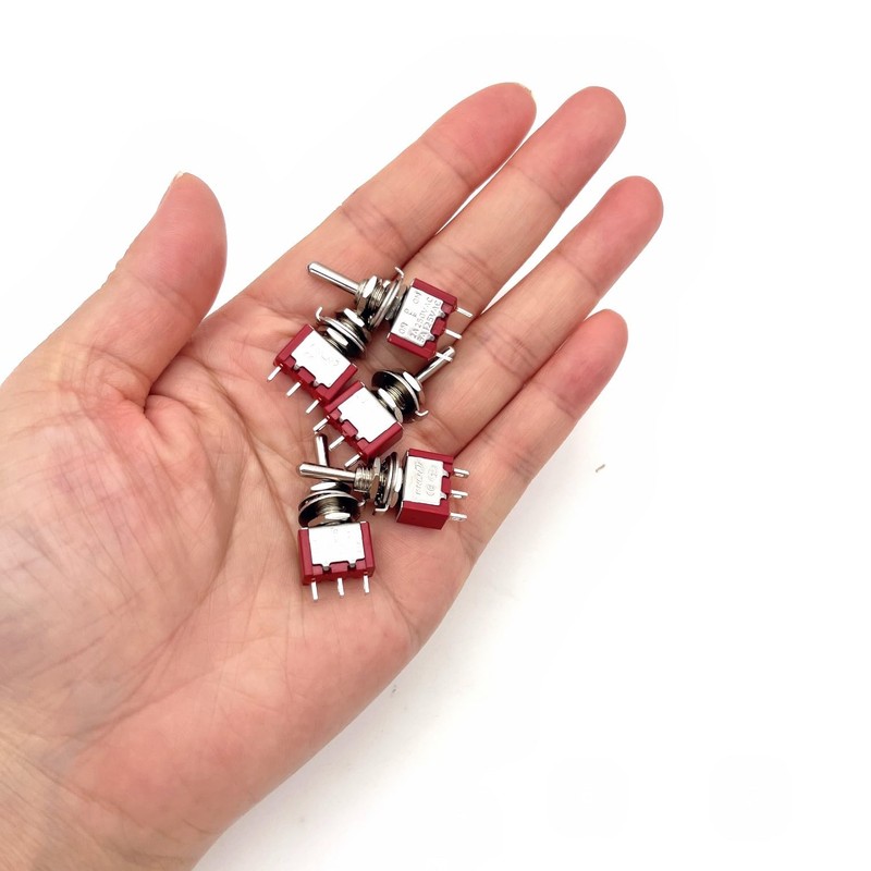 JZK 5x ON OFF ON Mini Momentary Toggle Switch MTS-123,