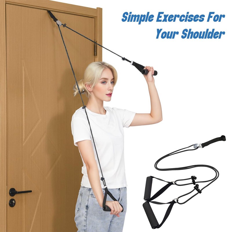 Spetsbst Shoulder Trainer, Shoulder Training Equipment for Training, Door Mounted