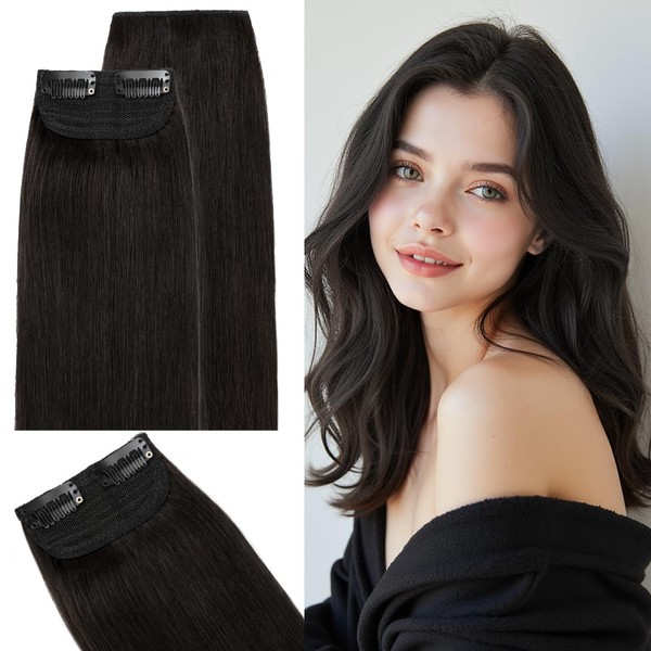 SEGO Clip in Hair Extensions for Women, 100% Remy Human