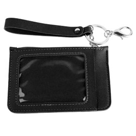 prendre PR-TEIKOZE Pass Case, Coin Case, Coin Purse, IC Card, Commuter Holder, Strap, Carabiner, Zipper, Mini Wallet, Card Slot, For School or Work, Slim, Lightweight, Stylish, Simple, Compact, Black