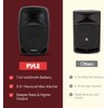 Pyle PSBT105A - 1000W Portable Bluetooth PA Speaker, 10'' Subwoofer,