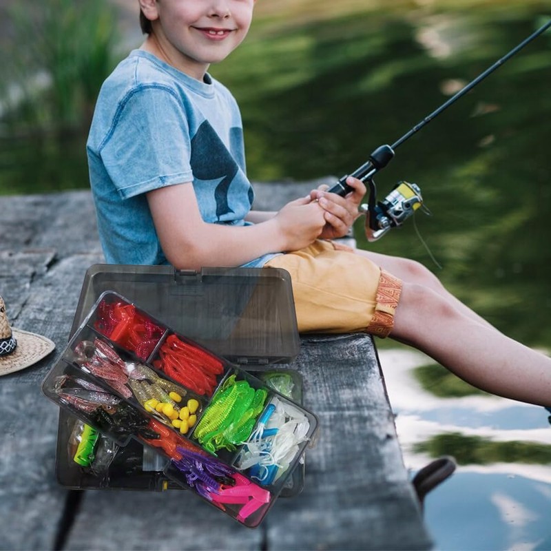 Fishing Case, 2 Layer Tool Case, Extendable Shop, Fishing Box