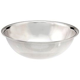 Vollrath 47938 8-Quart Economy Mixing Bowl, Stainless Steel, silver