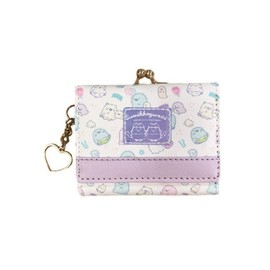 Sunart Sumikko Gurashi Aurora Patch Series Mini Wallet with Clasp Purple [SG 1622 PUR]