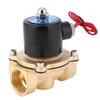 Normally Closed Solenoid Valve Brass for Air Water Oil 1in